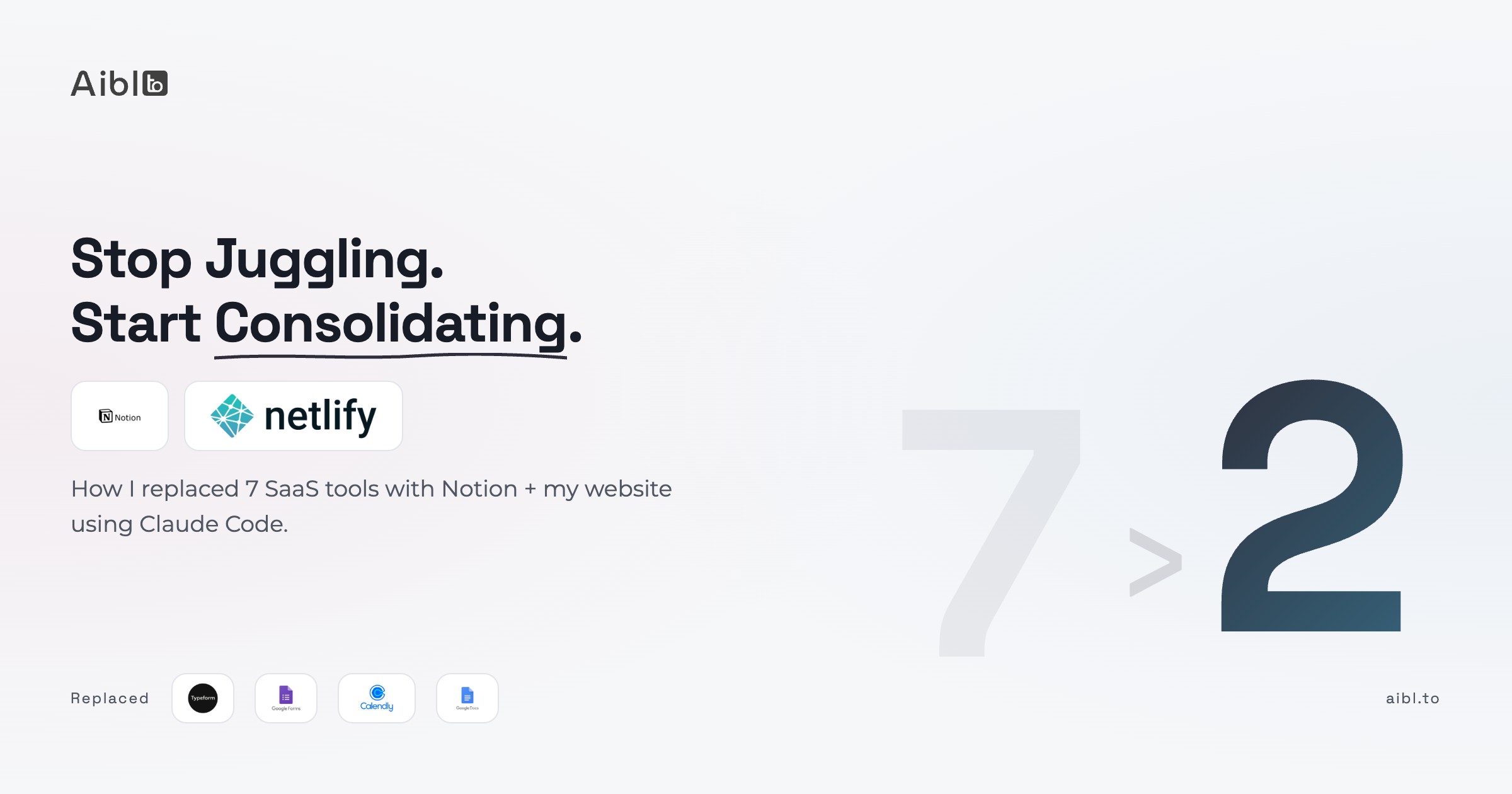 Stop Juggling 7 Tools. Consolidate Your SaaS Stack with AI.